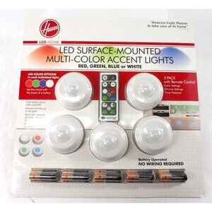 Hoover LED Home Surface Mounted Multi-Color Accent Lights NEW